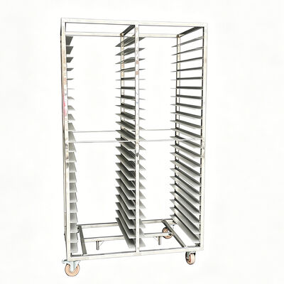 Un buen precio. Industria SS 10 15 16 20 Tier Almacenamiento Pizza Horneado Refrigeración Pan Pan Rotativo Estante de horno Estante de acero inoxidable carro de panadería en línea