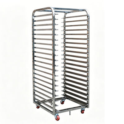 calidad Equipo de horneado comercial de acero inoxidable Panecillo de refrigeración Rack de medio carrito Seca de horneado Panadería Panadería Camión de pan Fábrica
