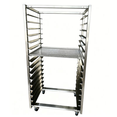 Un buen precio. Equipo de horneado de acero inoxidable, bandeja para bollos, enfriamiento de pan, media bandeja, carro, serigrafía, secado, horneado, estante de panadería comercial en línea