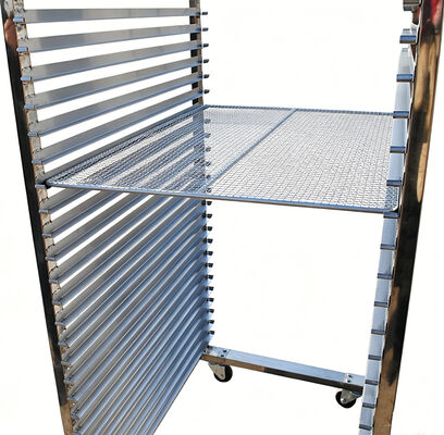 Altamente ajustable económico de trabajo pesado de metal de acero inoxidable 20 bandeja horno de horneado refrigeración horno de panadería comercial