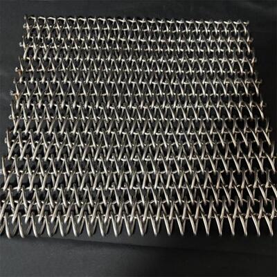 Food Grade Stainless Steel Double Balanced Weave Wire Mesh Conveyor Belt for Bread Baking Line