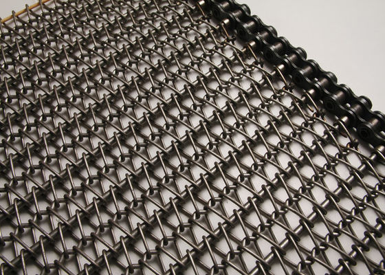 Cadena inoxidable a prueba de calor de alta calidad de la correa de Mesh Bakery Flat Conveyor del alambre de acero para la industria alimentaria