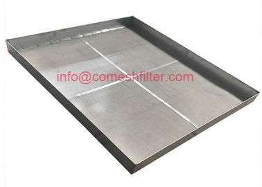 Un buen precio. Abertura rectangular tejida acero 600x400m m de la pantalla de la bandeja de la malla de alambre en línea