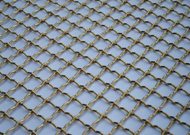 Un buen precio. Malla de alambre prensada latón usada para la protección de la decoración interior en línea