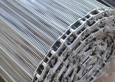 Un buen precio. Banda transportadora de cadena modificada para requisitos particulares de la malla de alambre del espiral de la categoría alimenticia para cocer en línea