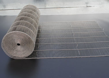 Un buen precio. Banda transportadora de la flexión de 316 grados de la malla de alambre plana del acero inoxidable para la panadería en línea