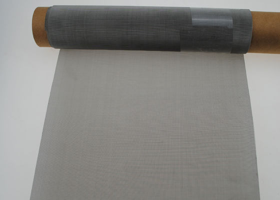 30m / Los paneles de malla de alambre tejidos llanos del acero inoxidable del rollo para la impresión de la pantalla