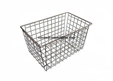 Un buen precio. Cesta de alambre de pulido de metal soldado con autógena de la categoría alimenticia con las piernas para secarse en línea