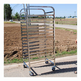 Un buen precio. Carretilla del estante del acero inoxidable 304 para el equipo de abastecimiento, color plata en línea