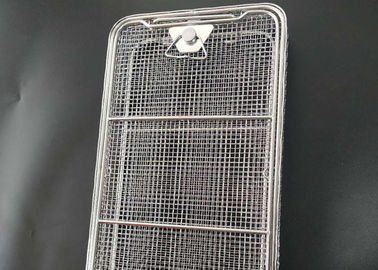Un buen precio. Cesta de esterilización médica de la malla del acero inoxidable 304 de 6m m en línea