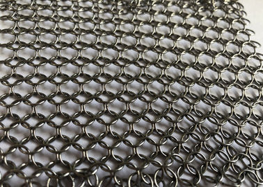 Un buen precio. Malla de alambre soldada con autógena Chainmail del acero inoxidable del anillo 0.8m m de la seguridad en línea