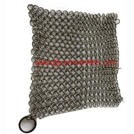Un buen precio. depurador de Chainmail del acero inoxidable del cuadrado de la pulgada 4x4 para la cocina en línea