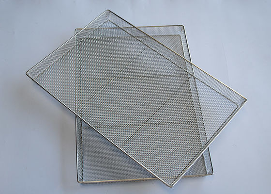 Secado del alambre de acero inoxidable vegetal Mesh Trays de la fruta 1m m