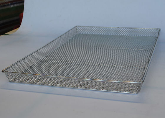 alambre Mesh Tray For Fruit Meat de 650m m x de 460m m 1m m
