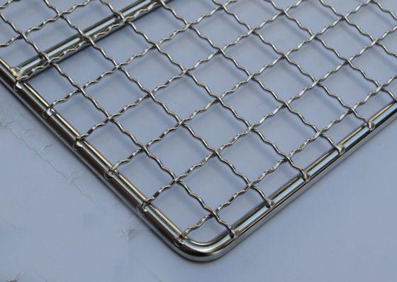 304 GRADO FDA Mesh Tray For Food de acero inoxidable