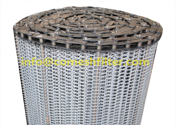 Un buen precio. Metal de acero galvanizado de alta temperatura Mesh Conveyor Chain Driven Belt de carbono para la sequedad de madera del horno en línea