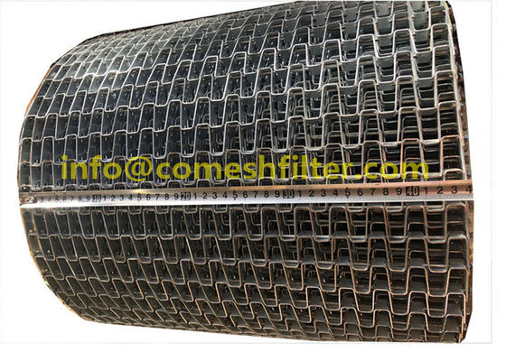 Un buen precio. Banda transportadora de acero inoxidable del panal del peine del alambre plano de la armadura para el horno de panadería de sequía que se lava, acero de carbono en línea