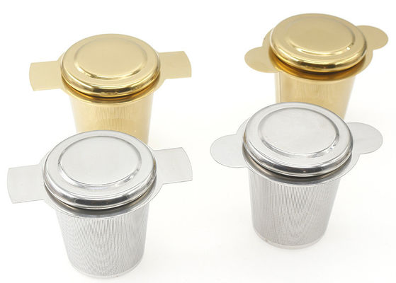 Un buen precio. 304 higiénicos Mesh Tea Infuser With Lid de acero inoxidable y manijas en línea
