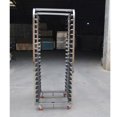 Carretilla de acero inoxidable modificada para requisitos particulares del estante del SGS de 20layer el 1.8m