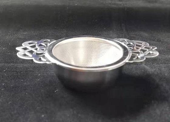 Un buen precio. El doble fino adicional de Mesh Stainless Steel Tea Strainer del cordón del cuenco del goteo dirigió en línea
