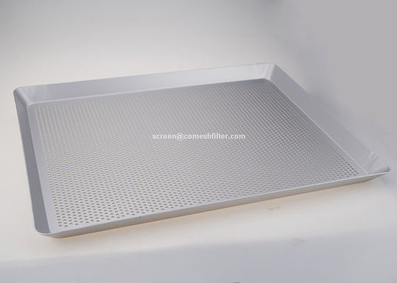 Un buen precio. El metal rectangular de aluminio de encargo perforó las bandejas que cocían para la cocina en línea