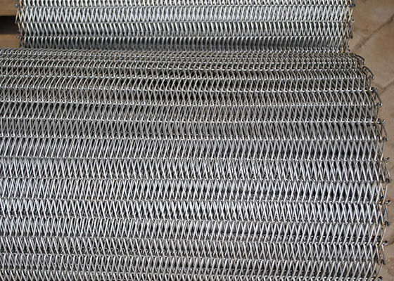 Alambre de acero inoxidable Mesh Conveyor Belt de la secadora de la alga marina 1.0m m