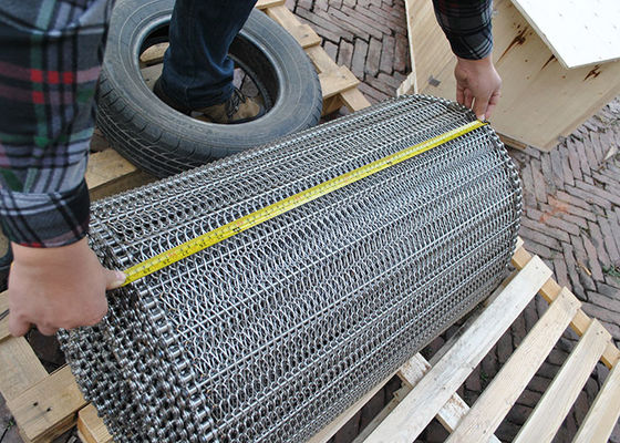 Un buen precio. Cadena Mesh Conveyor Belt For Drying de la anchura FDA de la industria alimentaria los 0.2m en línea