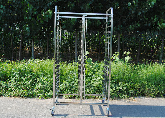 Carretilla de acero inoxidable del estante del equipo 0.5m m FDA de la cocina