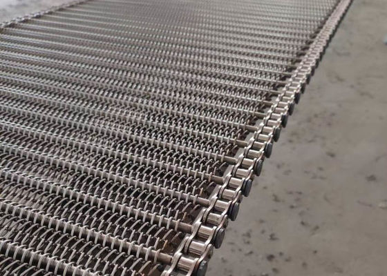 Congelador del espiral de la alambrada/secado 310 del alambre de acero inoxidable Mesh Conveyor Belt