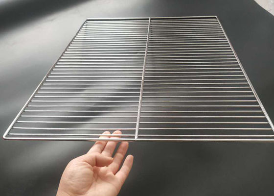 alambre de acero inoxidable Mesh Oven Tray de 530m m x de 325m m 304 FDA