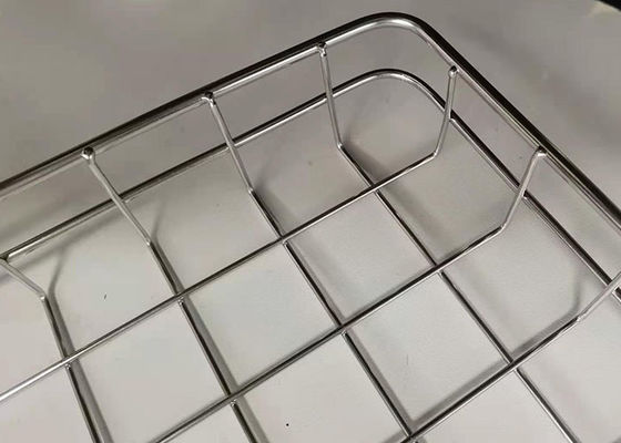 Un buen precio. alambre Mesh Tray del buñuelo de la categoría alimenticia de los 40x25cm que cuece en línea