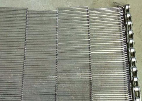 Correa plana de Flex Chocolate Chain Mesh Conveyor no tóxica