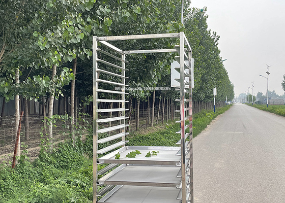 Carretilla de acero inoxidable del estante 201 para la panadería de la comida de 60 de los x 40cm que cuece a Oven Trays