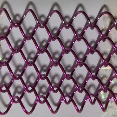 Techo suspendido de Mesh For Wall Panels And del alambre decorativo del acero de carbono 3*3m m
