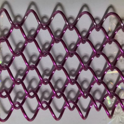 Un buen precio. Techo suspendido de Mesh For Wall Panels And del alambre decorativo del acero de carbono 3*3m m en línea