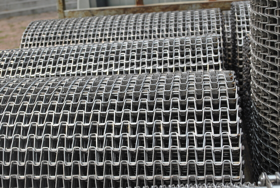Un buen precio. Panal industrial de la banda transportadora del acero de carbono de las líneas de montaje de la comida tejido en línea