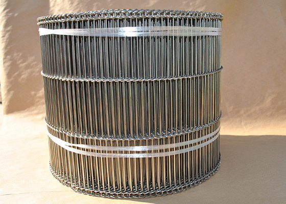 Un buen precio. Modificado para requisitos particulares clasifique el acero inoxidable plano de 1m m Flex Wire Mesh Conveyor Belt en línea