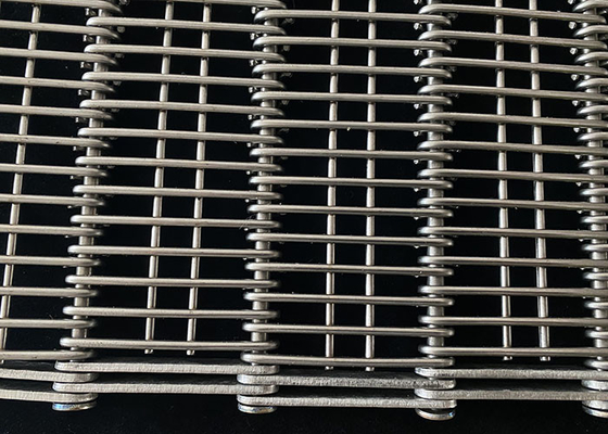 Un buen precio. 2.0m m 304 inoxidables Mesh Conveyor Belt Eye Link de acero en línea